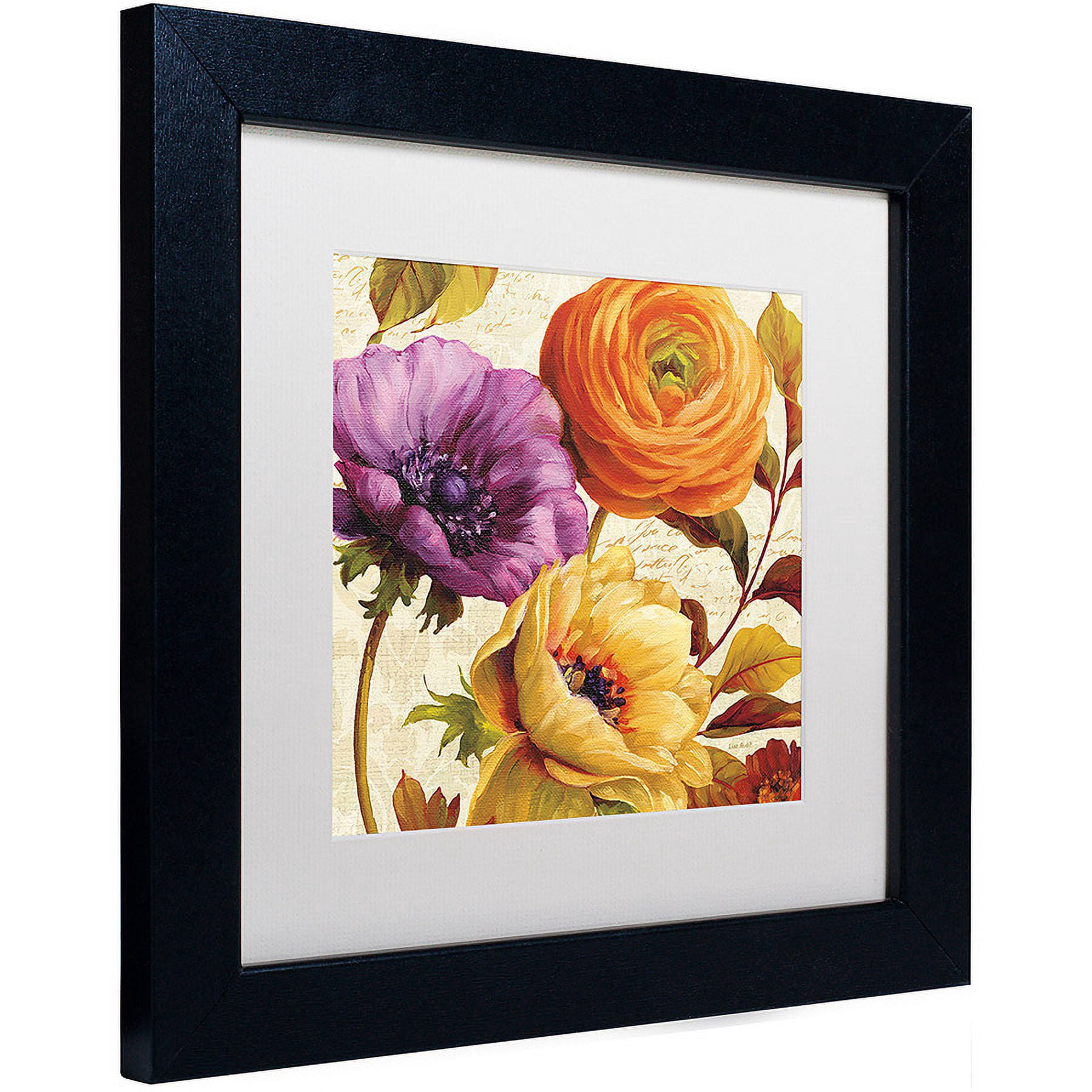 Trademark Fine Art "End of Summer II" Canvas Art by Lisa Audit, White Matte, Black Frame