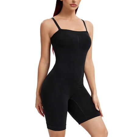 MISS MOLY Shapewear for Women Seamless Full Body Shaper Compression Faja Bodysuits Tummy Control Mid Thigh Slimmer