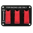 thumbnail image 2 of Car Toggle Switch Panel, Toggle Switch Panel, Installation Of Power Off Switch, Pre-Drilled Mounting Holes Design Electrical Devices Home For DIY For Racing Car, 2 of 8
