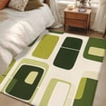 thumbnail image 4 of Sage Green Boho Runner Rug 2.7x5 FT, Non Slip Entryway Carpet, Modern Abstract Geometric Middle Century Washable Soft Floor Carpet Entrance Mat Non-Shedding Throw Rug for Hallway Laundry Room Bedside, 4 of 9