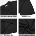 thumbnail image 6 of COOFANDY Mens Knit Polo Shirts Casual Short Sleeve Classic Polo Top Shirts Button Down Business Shirts, 6 of 10