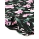 thumbnail image 5 of Vestido a media pierna con cuello en V y estampado floral con cintura fruncida Negros S, 5 of 6