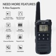 thumbnail image 2 of Walkie Talkie Joycall JF-22 de largo alcance recargable negro, 2 of 7