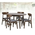 Solid Wood Extendable Circular Dining Room Table in Modern White