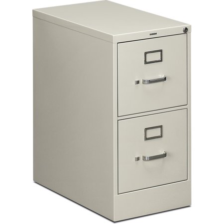 HON 2 Drawers Vertical Lockable Filing Cabinet, Gray