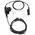thumbnail image 4 of Auricular telescópico con micrófono de garganta de 7,1mm, auriculares controlados por garganta, juego U94 PTT para Walkie Talkies Motorola, 4 of 8