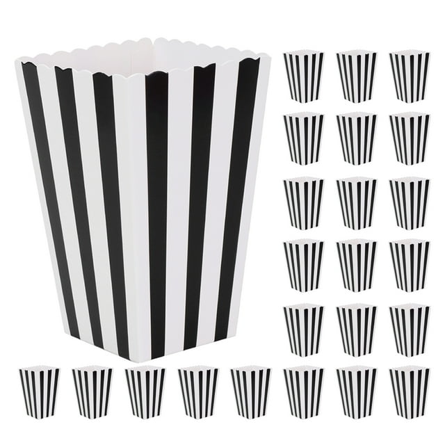 CIMAXIC Party 32pcs Popcorn Box Popcorn Container Popcorn Bucket Paper Movie Theme Party Supply,4.53"X2.76"X2.76"