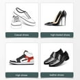 thumbnail image 2 of Eigraketly Elevador de zapatos con mango largo para mujeres embarazadas con orificio para colgar, zapatillas de deporte universales para adultos, Artesanía Plata, 2 of 6