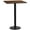 Walnut, variant on Emma + Oliver 24" Square Walnut Laminate Bar Table Top-18"RD Base
