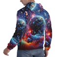 thumbnail image 6 of Sikiie Outer Space Floating Numbers And Letters Men's Hoodie, Essentials Hoodie, Sweatshirt, Pullover Hooded Sweatshirt for Men-4X-Large, 6 of 7