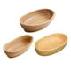 thumbnail image 3 of 2 Piezas de Tazones para Servir Aperitivos Irrompible perfecl Preparación de Alimentos Cereal Postre Tazón de ensalada de madera, 3 of 8