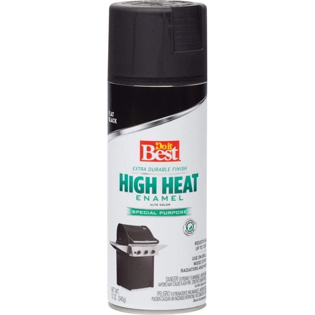 RustOleum Do it Best High Heat Enamel, BBQ Black Spray Paint