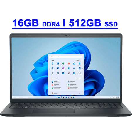 Dell Inspiron 15 3530 Premium Business Laptop 15.6" FHD Anti-glare Touchscreen 13th Gen Intel 10-Core i5-1335U Processor 16GB DDR4 512GB SSD FHD Webcam ExpressCharge Long Battery Life Win11 Black