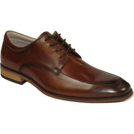 Men s Dress Shoes STEVE MADDEN Soft Leather upper Lace Up TASHER Tan