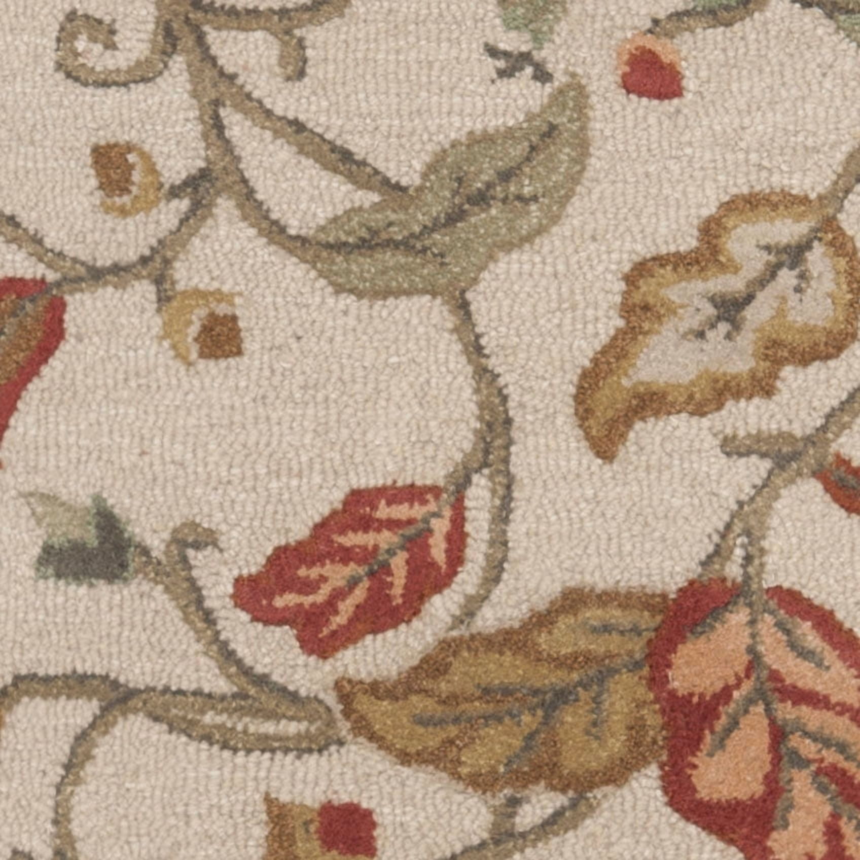 SAFAVIEH Martha Stewart Autumn Woods Floral Runner Rug, Persimmon Red, 2'3" x 10'