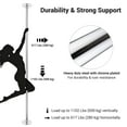 thumbnail image 4 of Yescom 3 pack 9.25 FT Spinning Static Dancing Pole Kit for Fitness Studio Club Silver, 4 of 9