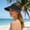 Black, variant on Women's Wide Brim Sun Visor, Packable UPF Sun Hats for Women for Beach & Outdoor Activities PurpleOne Size