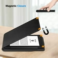 thumbnail image 7 of Fintie Flip Case for 6" Kindle 11th Generation 2024/2022 Release - Slim Vertical Multi-Viewing Flip Protective Cover with Auto Wake/Sleep, Black, 7 of 7
