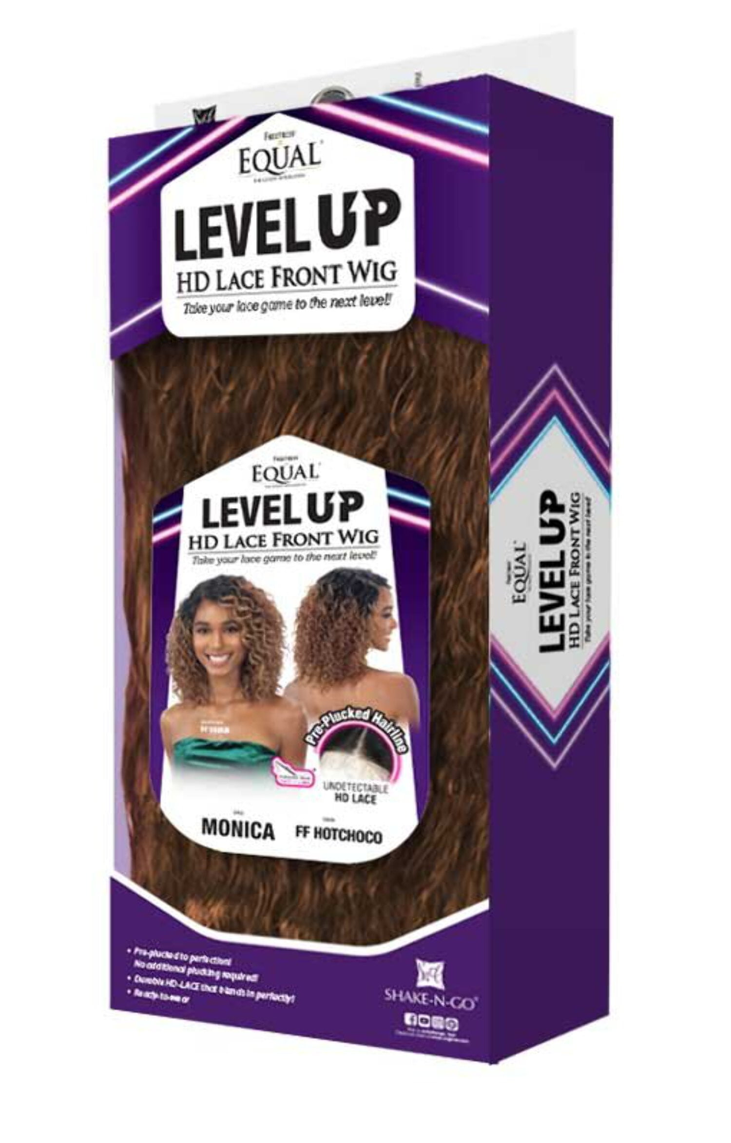 FreeTress Equal HD Lace Front Wig Level Up Monica (FFHOTCHOCO)