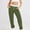 Army Green, variant on Sentmoon Pants for Women Wide Leg Loose Palazzo Pants Elastic High Waist Drawstring Elastic Hem Exercise Pants Comfy Women for Relaxing at Home Army Green XXL