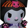 thumbnail image 3 of Halloween Kuromi Hello Kitty Airblown Yard Inflatable by Sanrio and Airblown Inflatables, 4.5 ft, 3 of 5