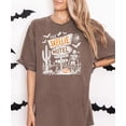 thumbnail image 3 of The Skellie Motel Halloween Shirt for Men & Women Unisex Spooky Skeleton Graphic Tee Espresso Shirt Adult Medium, 3 of 4