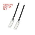 thumbnail image 5 of Uxcell KSD9700 Thermostat, 85℃ N.C 5A Metal Bimetal Temperature Control Switch 2 count, 5 of 5