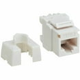 thumbnail image 2 of Eaton Tripp Lite Series Cat6a Keystone Jack 4PPoE Compliant 110/Krone 568A/B RJ45 Ethernet White TAA, 2 of 7
