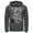 Charcoal Heather, variant on Men's Superman Hidden Hero Glimmer Pull Over Hoodie Athletic Heather Large