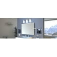 thumbnail image 5 of Gatco 1431SN 22.25 Pouces Support de Base Carré Moderne, Nickel Satiné, 5 of 5