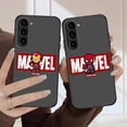 thumbnail image 4 of Matte Case for Samsung Galaxy S23 S22 S21 S20 S10 4G S9 Plus ULTRA 5G LITE Case Funda Shell The Handsome Marvel Avengers Cartoon, 4 of 5