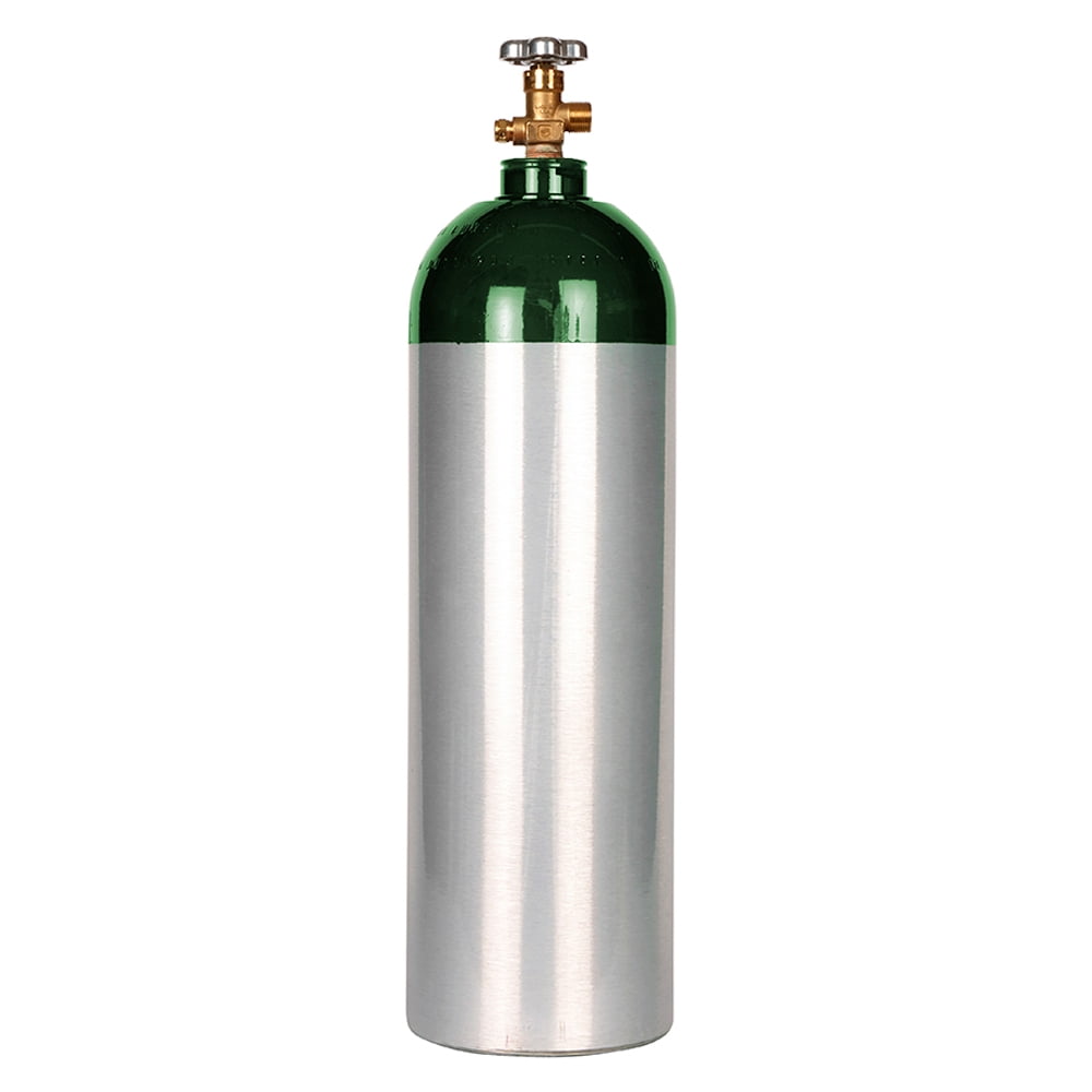 New 60 Cubic Foot Aluminum Oxygen Cylinder Tank CGA540 Valved
