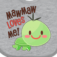 thumbnail image 4 of Inktastic Mawmaw Loves Me Cute Turtle Boys or Girls Baby Bib, 4 of 4