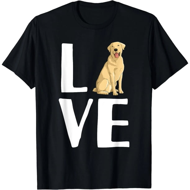 Playera de Labrador Amarillo para Mujer - Diseño Cool de Perro Labrador Retriever