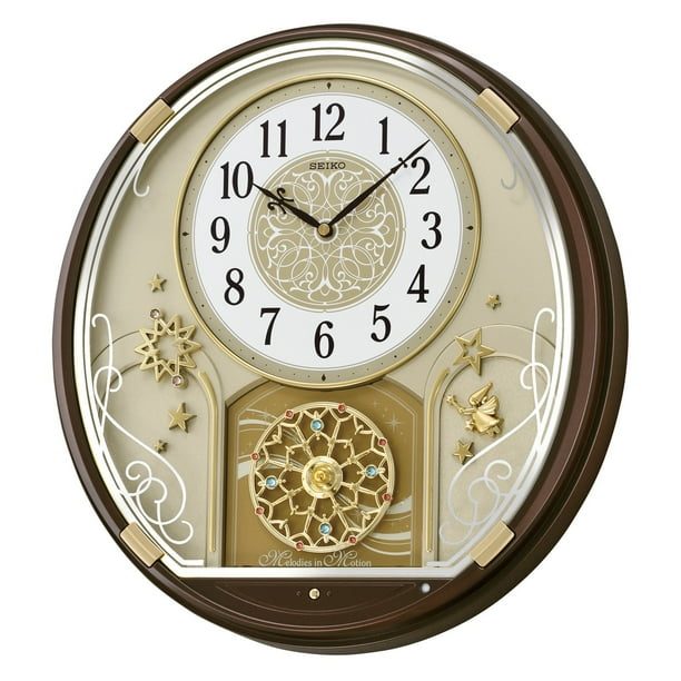 Seiko Starry Night Melodies In Motion Wall Clock 15 25 Wide Com - Seiko Melodies In Motion Wall Clock Repair Seiko Starry Night Melodies In Motion Wall Clock 15 25 Wide Com - Seiko Melodies In Motion Wall Clock Repair