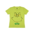thumbnail image 6 of Dr. Seuss The Grinch Women's Grinch Face Adult Pajama Sleep T-Shirt, 6 of 6