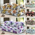 thumbnail image 2 of Floral Printed Slipcover Watercolor Flower Stretch Sofa Cover for Living Room Elastic Couch Chair Cover Home r 1/2/3/4 seat, 2 of 6