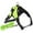 Green, variant on LUXMO No Pull Dog Hardness with Handle, Reflective Adjustable Vest Harness for Small/Medium/Large Dogs Walking Traveling Training