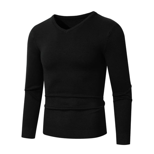pstuiky camisas de manga larga para hombre, Camiseta informal de cuello de punto para hombre, camiseta deportiva informal falsa, camiseta de cuello de manga larga tops de invierno para hombre l