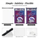 thumbnail image 4 of Cuadro colgante de PVC negro personalizado del equipo de fútbol Bills Football, varios tamaños, decoración de interiores, cuadro para colgar en la pared, cuadro decorativo para mesita de noche, 4 of 7