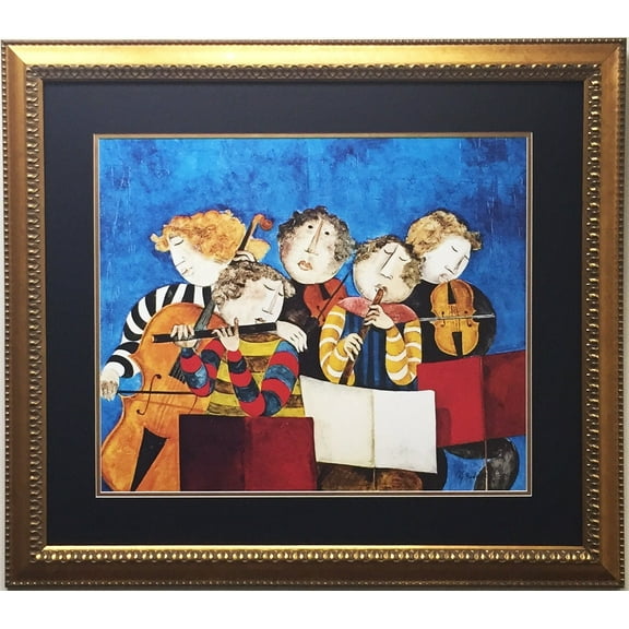 Graciela Rodo Boulanger "THE PRELUDE" lithograph Newly Custom Framed Litho ART Generic