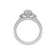thumbnail image 2 of 0.75 Carat Excellent Oval Shape Genuine Diamond Latest Design Solitaire Engagement Ring for Ladies Solid 18K White Gold Size 7.5, 2 of 8