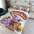thumbnail image 3 of Aventuras de los Osos Gummi Conjunto de sábanas temático, trío de piezas, cómodo y amigable con la piel, diseño único, regalo de decoración para el hogar para familiares, amigos y fans,173cm *218cm, 3 of 6