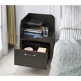 thumbnail image 2 of Denhour DH BASIC Contemporary 1-Drawer Nightstand by  Wenge Wenge Finish, 2 of 5