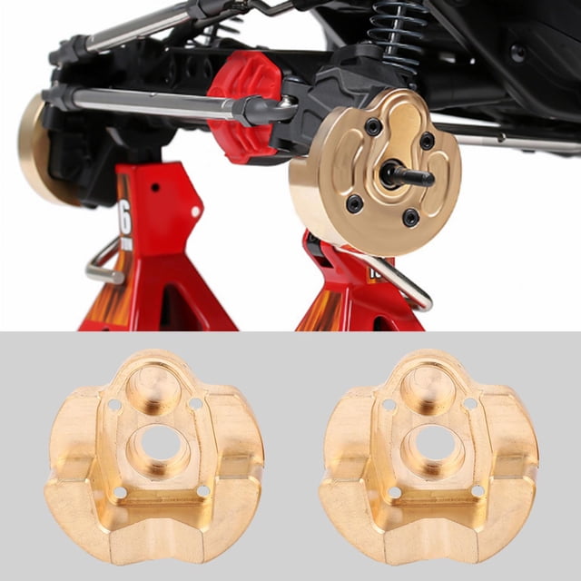 2pcs Brass Heavy Weight,, Durable RC Car Brass Heavy Weight Mini Accessory RC Brass Heavy Weight, for Model Car Replacement Part