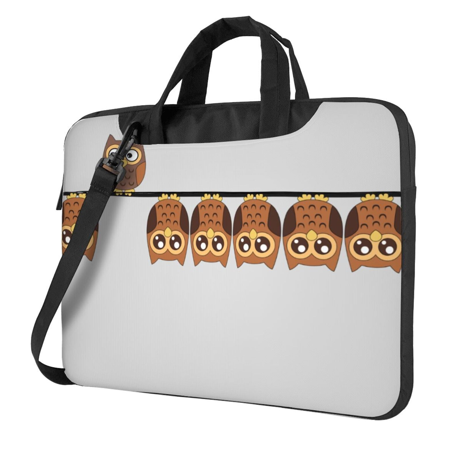 Cartoon Owl Laptop Bag, 15.6 inch Laptop or Tablet, Business Casual