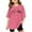 Hot Pink, variant on Girls T-Shirts Size 8-10 Children Kids Girls Short Sleeve T Shirts Kids Summer Oversized Tops Casual Crewneck Basic Tees Hot Pink Size 3-4 Years