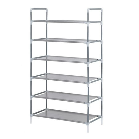 6 Tier Metal Shoes Rack Storage Organizer Durable Cabinet Home 6 Tier Metal Shoes Rack Storage Organizer Durable Cabinet Home Furniture Com