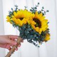 thumbnail image 6 of Sunflower Bridal Bouquet Artificial Wedding Bride, 6 of 8
