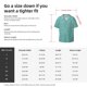 thumbnail image 5 of Fotbe Teal Green Glitter Camisa Estampada de Manga Corta para Hombre, Casual de Verano, Estilo Playero, Sin Arrugas-X-Large, 5 of 5